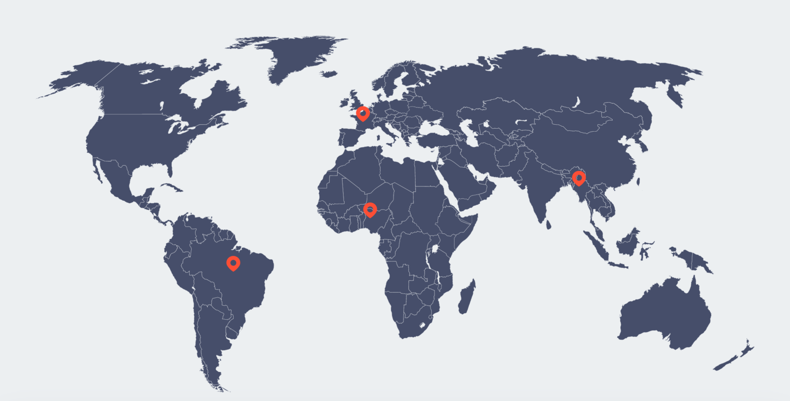 Mapa ze strony Raportu o stanie świata